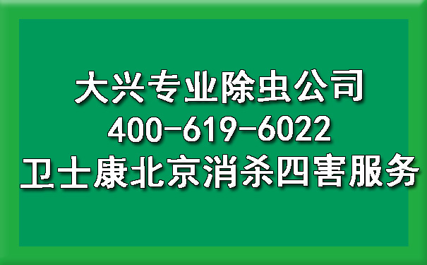 大兴专业除虫公司400-619-6022凯时娱乐北京消杀四害效劳
